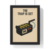 Framed Minimalist Ghost Trap poster