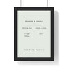 Personalised Family Tree Print - framed sage tree