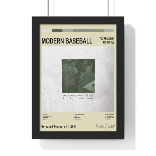 Modern Baseball - You’re Gonna Miss It All Album Cover Poster - Poster Kingz