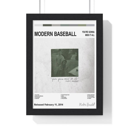 Modern Baseball - You’re Gonna Miss It All Album Cover Poster - Poster Kingz