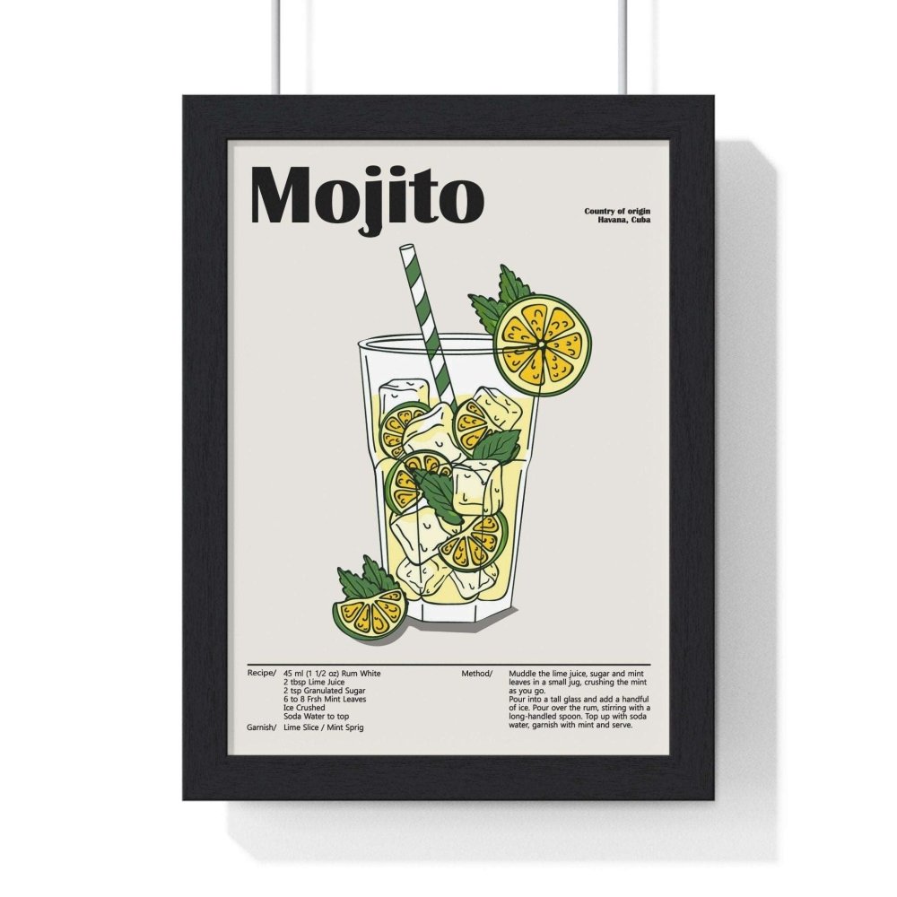 Mojito Cocktail Poster - Poster Kingz