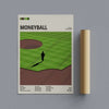 Framed Moneyball movie poster wall display