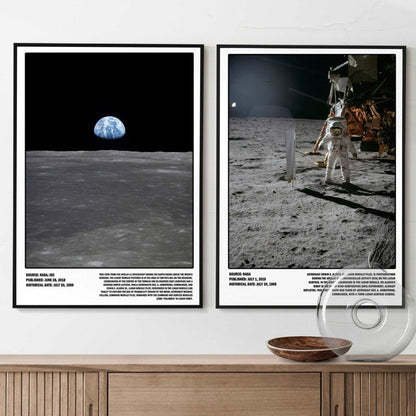 Moon Buzz aldrin posters - Poster Kingz