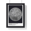 Framed Moon Near & Far Side poster
