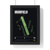Muirfield 18th Hole print framed in a black frame, ready to hang
