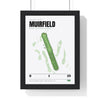 Muirfield 18th Hole White print framed in a black frame, ready to hang
