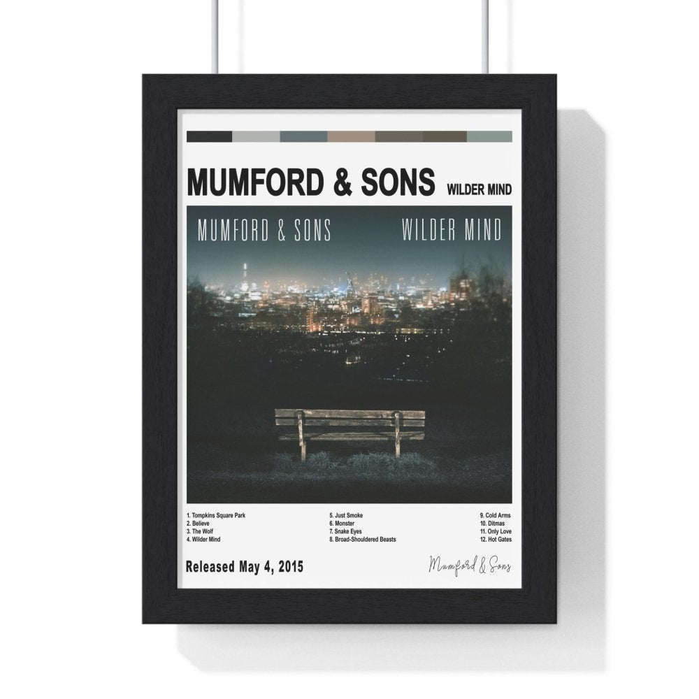 Mumford & Sons Album Cover Poster - Poster Kingz - A5 (unframed) - White - Wilder Mind