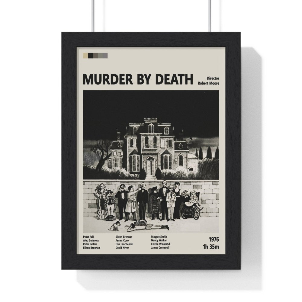 Murder By Death – Comedy Mystery Art Print - Poster Kingz - A5 (Poster) - 