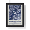 Murrayfield Stadium Edinburgh Rugby Map Poster