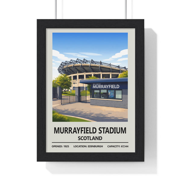 Murrayfield Stadium print framed Scotland rugby wall art