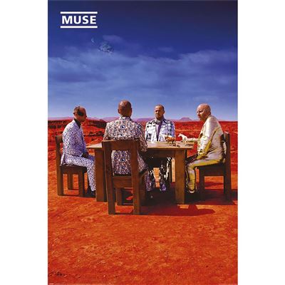 Framed Muse Black Holes and Revelations maxi poster