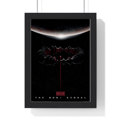 Muse The Wow! Signal Maxi Poster framed in a black frame