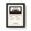 Personalised Mixtape Print - framed print