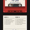 Personalised Mixtape Print - third design