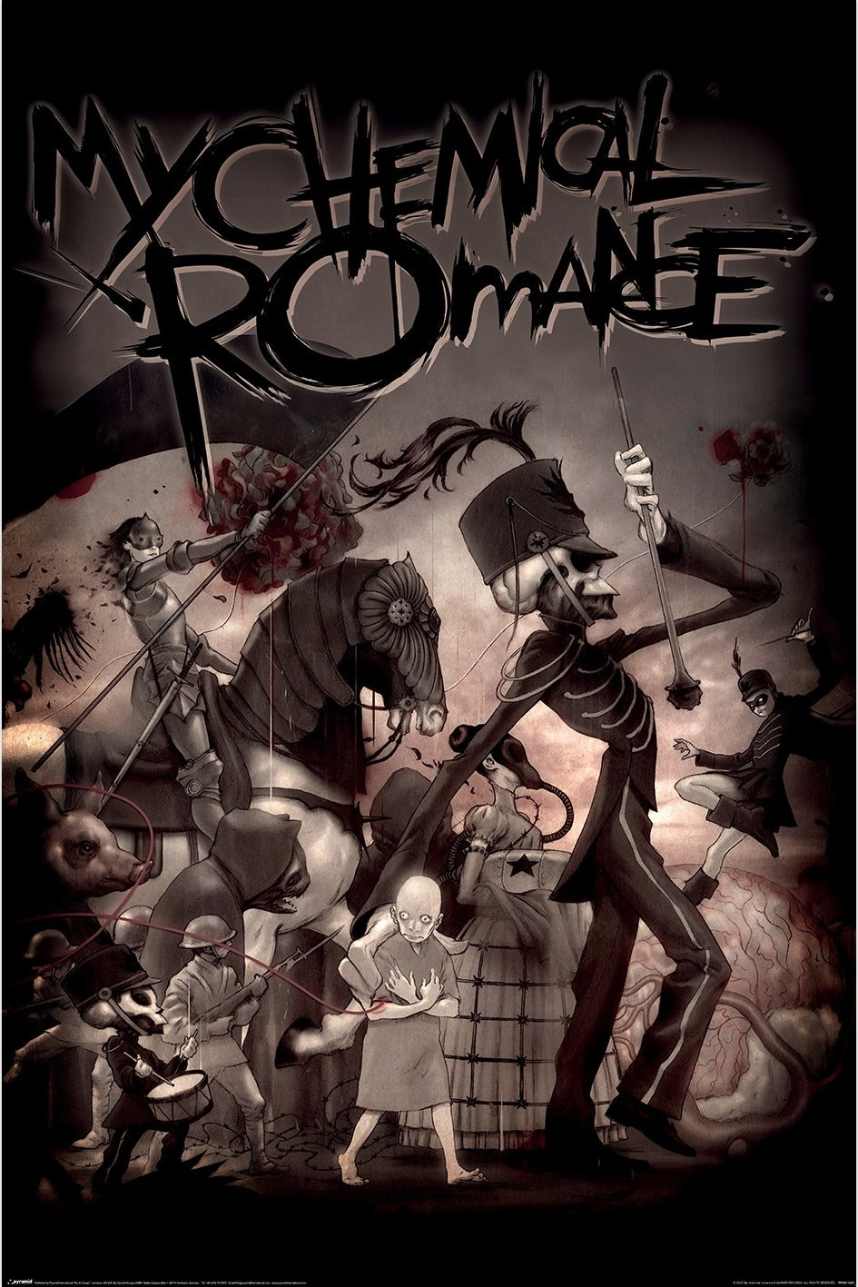 My Chemical Romance The Black Parade Maxi Poster official Pyramid artwork