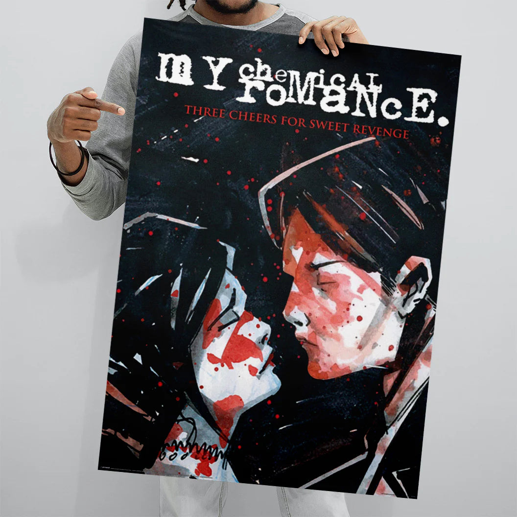 Framed My Chemical Romance Three Cheers for Sweet Revenge maxi poster wall display