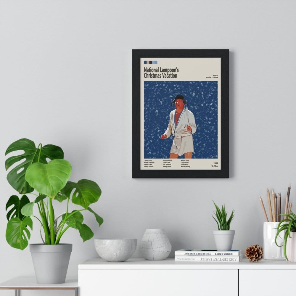 Framed National Lampoon's Vacation movie poster close-up
