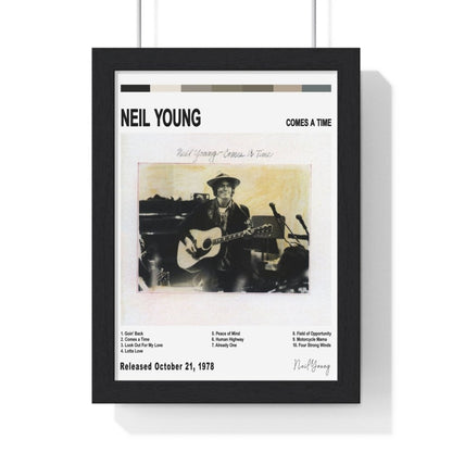 Neil Young - Comes a Time Album Cover Poster - Poster Kingz