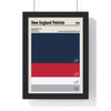 New England Patriots Colour Swatch Print