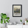 Framed Newcastle St James Park Stadium poster