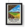 Framed Newport Rodney Parade Stadium poster