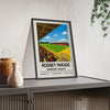 Framed Newport Rodney Parade Stadium poster