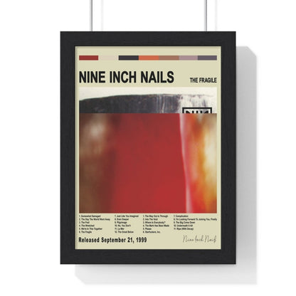 Nine Inch Nails - The Fragile Album Cover Poster - Poster Kingz - A5 (unframed) - Vintage - 