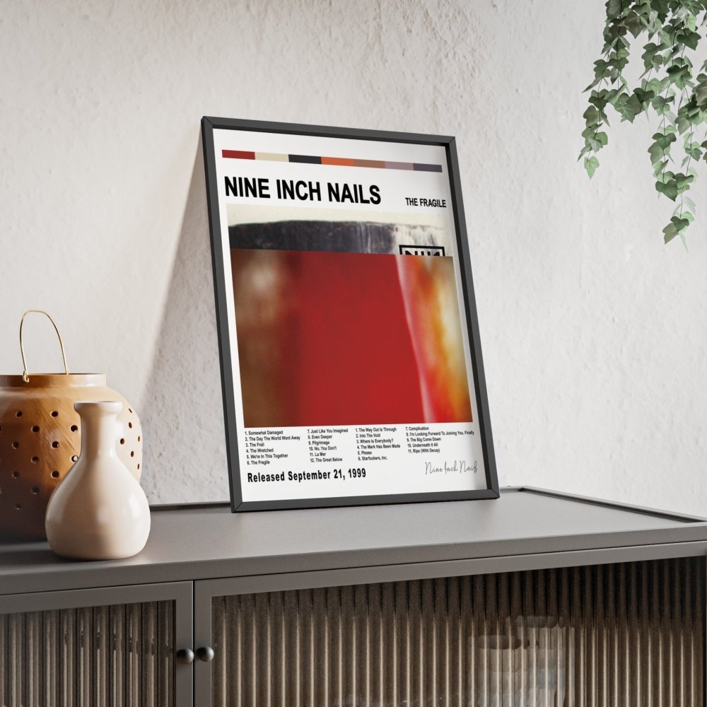 Nine Inch Nails - The Fragile Album Cover Poster - Poster Kingz - A5 (unframed) - White - 