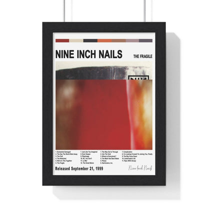 Nine Inch Nails - The Fragile Album Cover Poster - Poster Kingz - A5 (unframed) - White - 