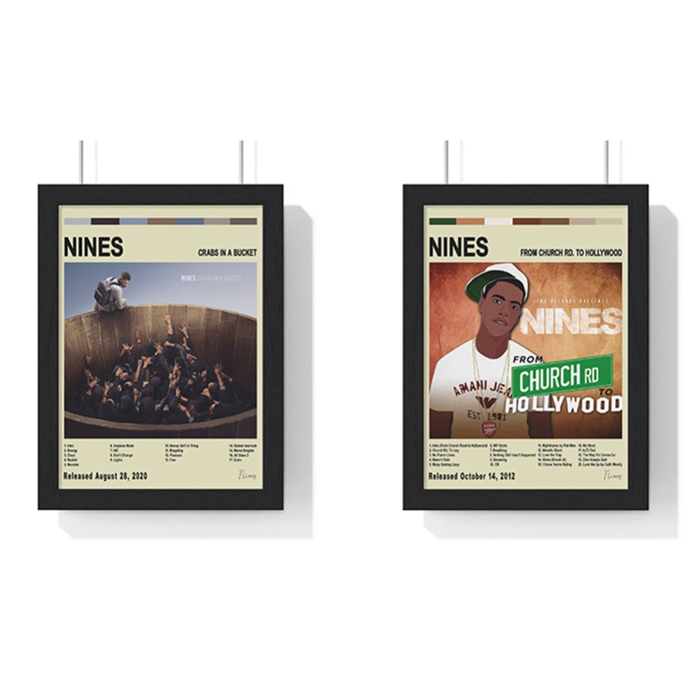 Nines - Album Cover Poster - Poster Kingz