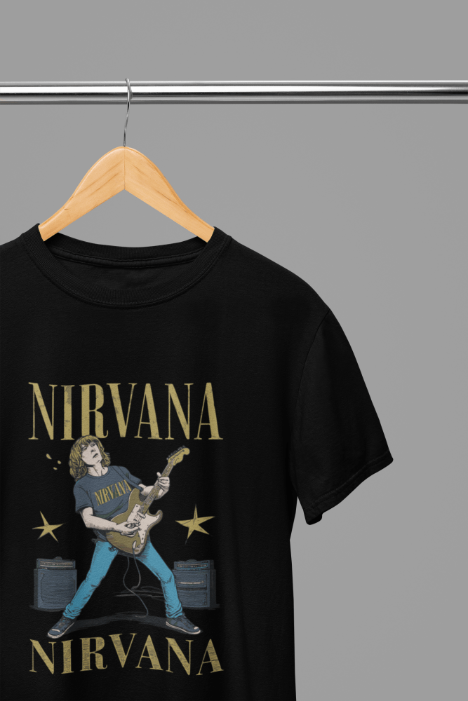 Nirvana T-Shirt/Sweatshirt - Poster Kingz - S - T-Shirt - Black