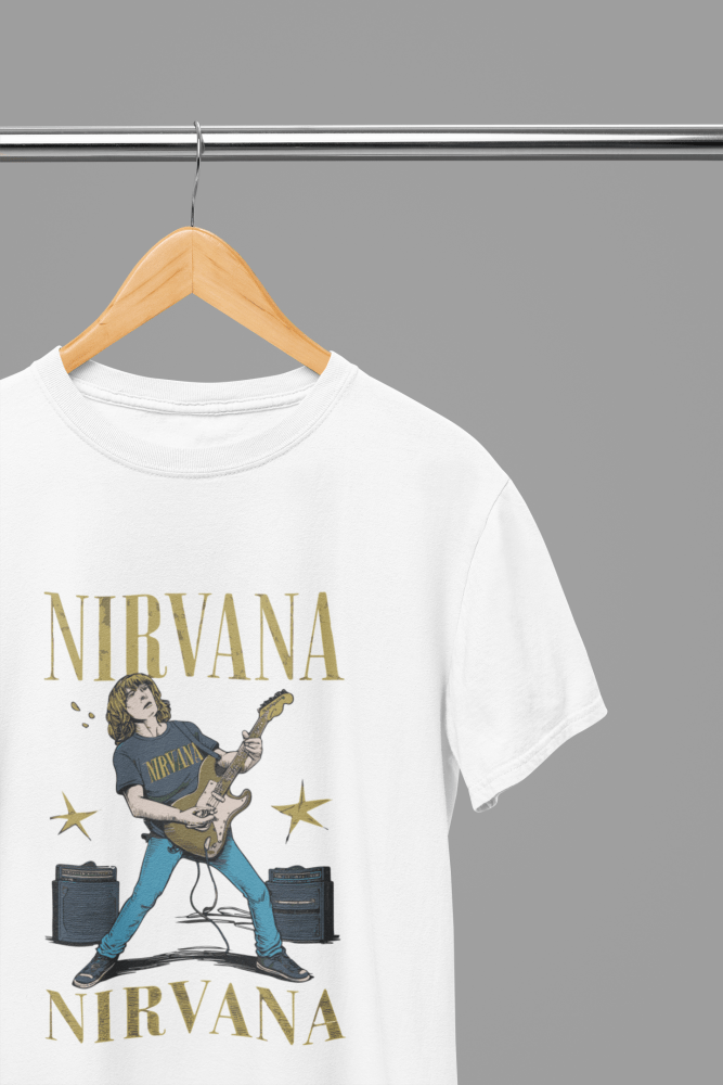 Nirvana T-Shirt/Sweatshirt - Poster Kingz - S - T-Shirt - White