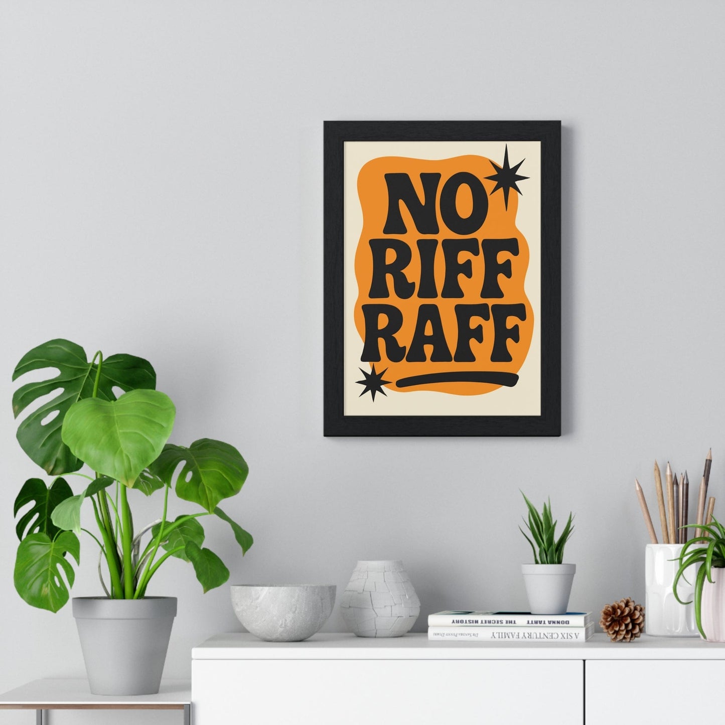 Framed No Riff Raff poster