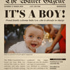 Personalised Newspaper Front Page Print - second design