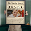 Personalised Newspaper Front Page Print - Lifestyle - held up in a bright room