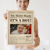 Personalised Newspaper Front Page Print - Lifestyle - held by a smiling woman