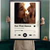 Personalised Now Playing Print - Lifestyle - held up in a bright room