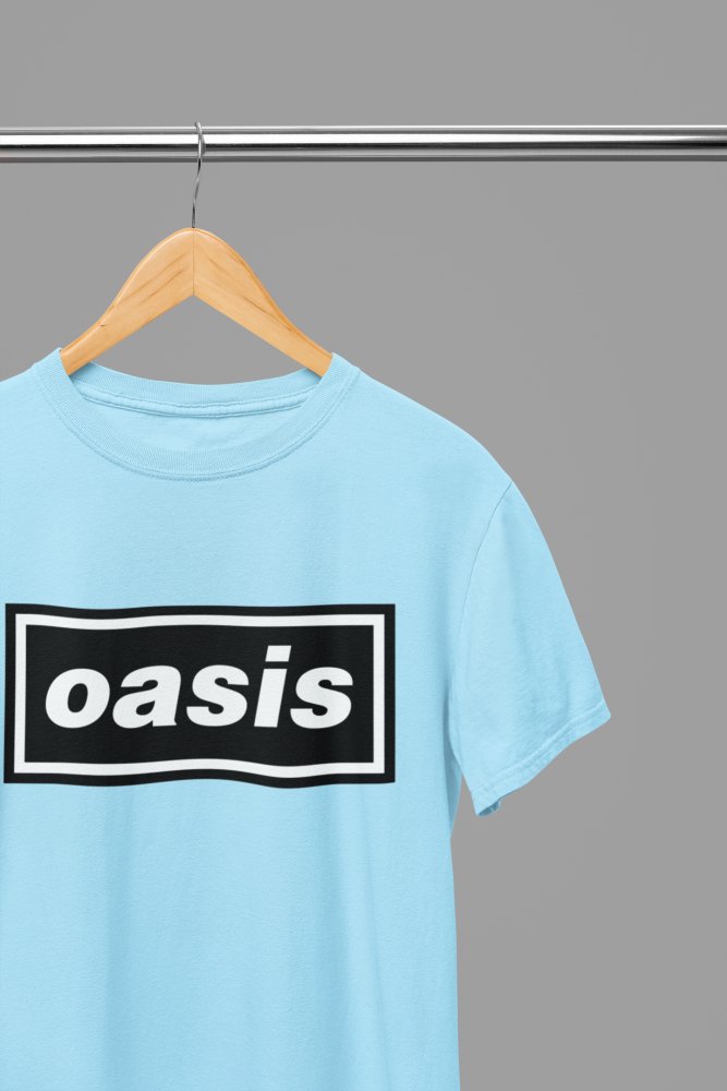 Oasis Band Logo T-Shirt/Sweatshirt - Poster Kingz - S - Blue (NEW Limited Stock) - T-Shirt