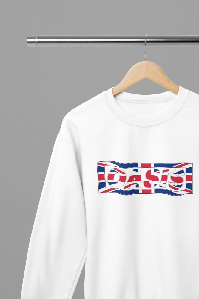 Oasis Band Union Jack Logo T-Shirt/Sweatshirt - Poster Kingz