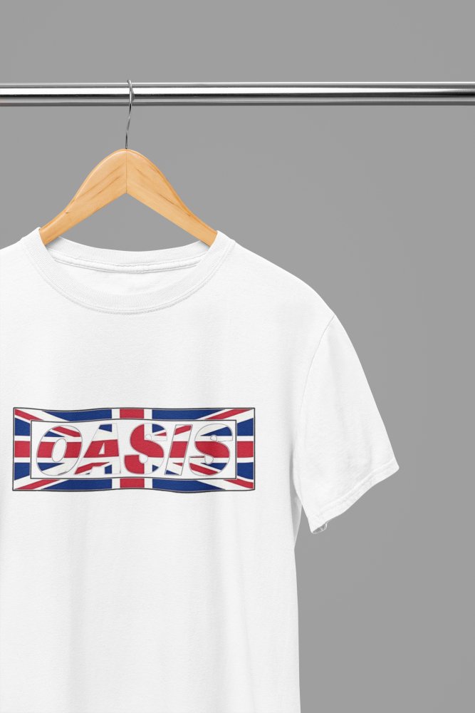 Oasis Band Union Jack Logo T-Shirt/Sweatshirt - Poster Kingz