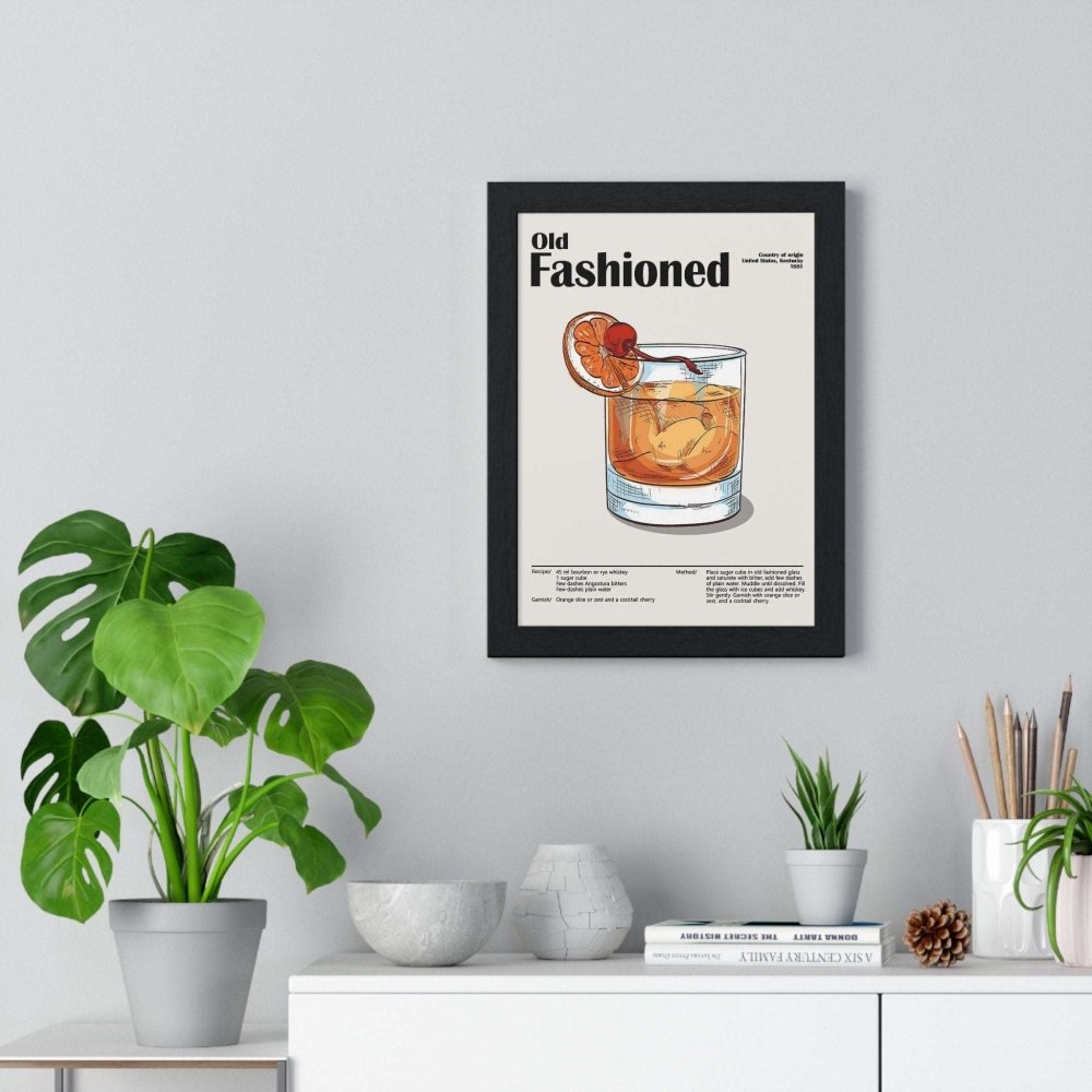 Old Fashioned Cocktail Poster - Poster Kingz