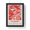 Old Trafford Stadium Map Print