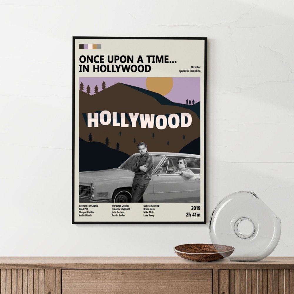 Once Upon a Time in Hollywood Movie poster - Poster Kingz