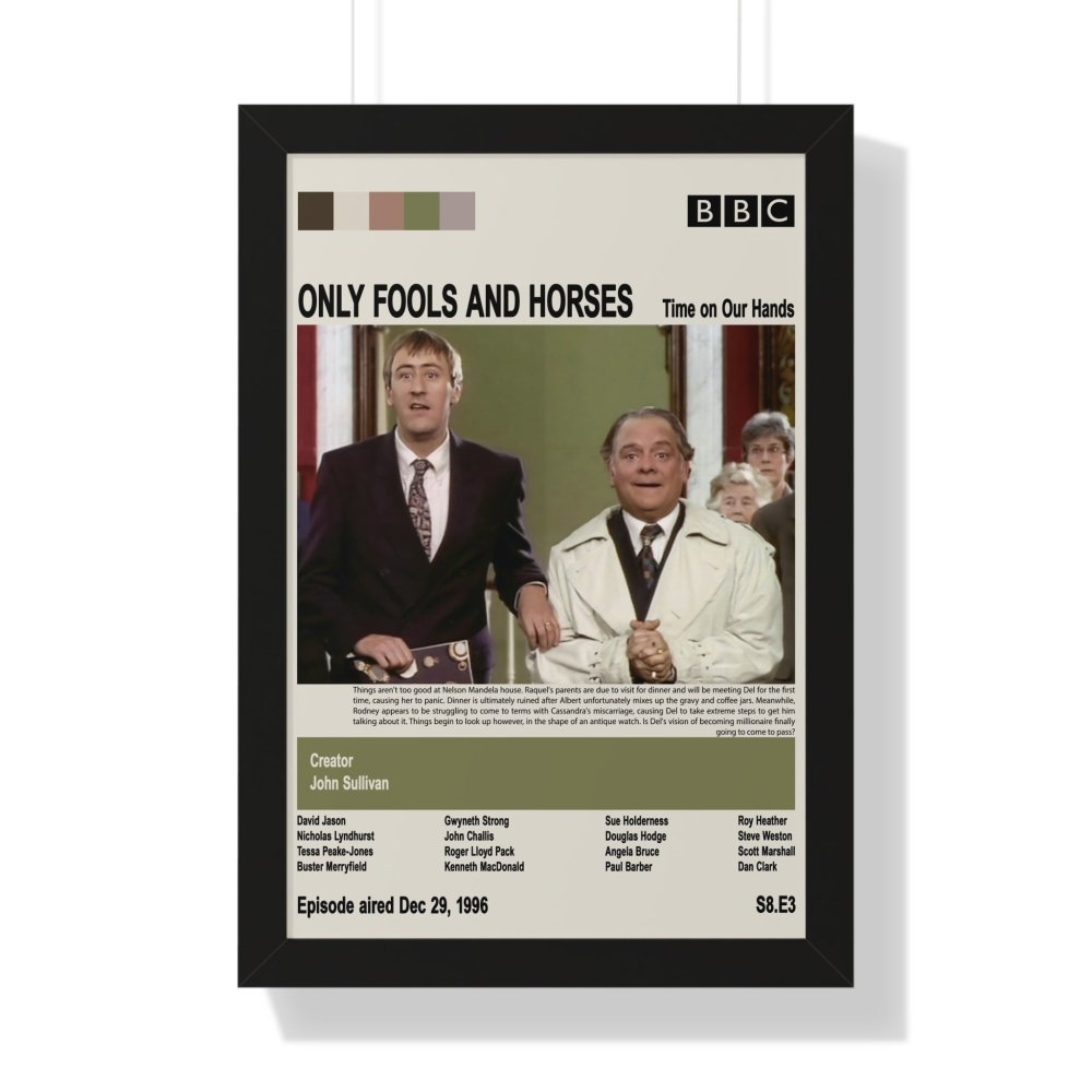 Only Fools and Horses TV Show Poster - Poster Kingz - A5 (unframed) - Time on our Hands art