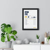 Ryan Fox Open 2026 print framed on a living room wall