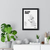 Open Championship Venues Map print framed on a living room wall