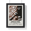 Oracle Park San Francisco Giants MLB Stadium Map Print