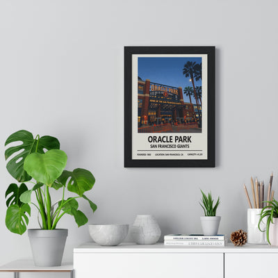 Framed Oracle Park San Francisco Giants Print poster