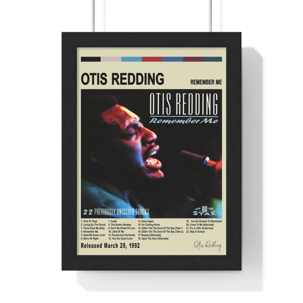 Otis Redding - Remember Me Album Cover Poster - Poster Kingz