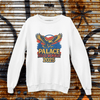 Black t-shirt with Palace Rules Wembley 2025 or Sweatshirt - Bold Eagle Fan Design